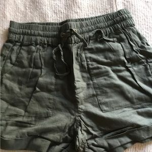 Green shorts